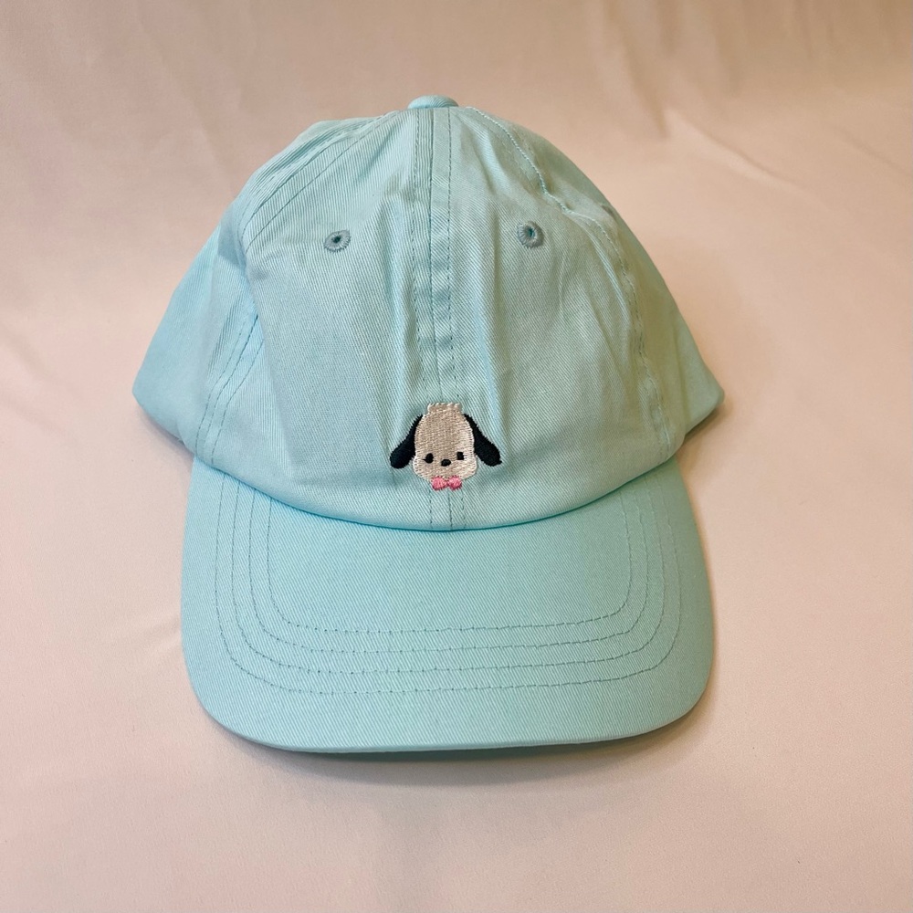 Sanrio Light Blue Hat with Embroidered Character